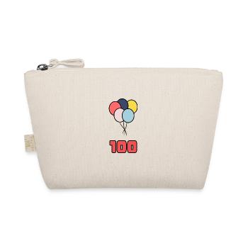 100. 100 YEARS. 100th ANNIVERSARY. 100 BIRTHDAY - Organic Pouch - nature - Front