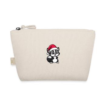 Skunk Noël mignon - Trousse biologique - nature - Devant