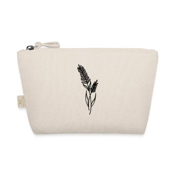 Wild flower boho line art - Organic Pouch - nature - Front