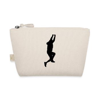 Man body Silhouette vector design - Organic Pouch - nature - Front
