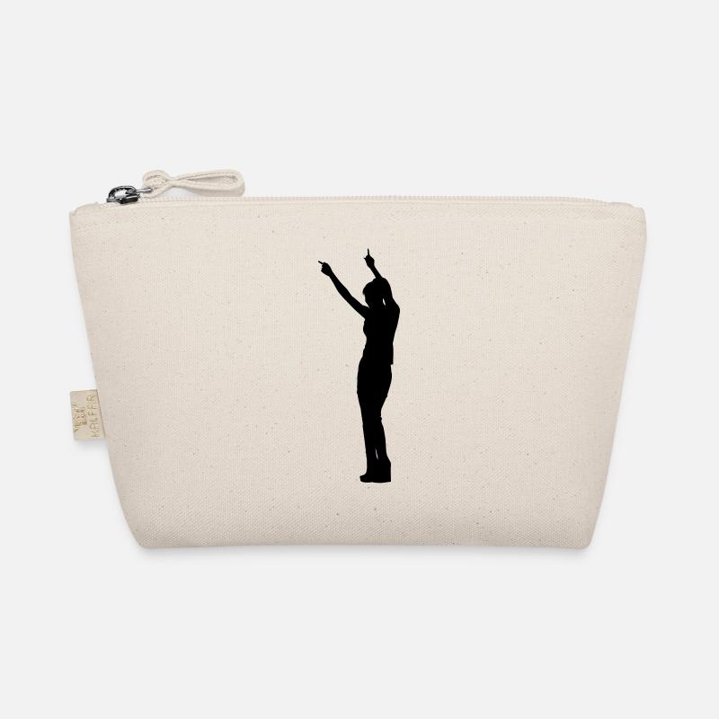 Singer and Dancer Silhouette vector design Organic Pouch