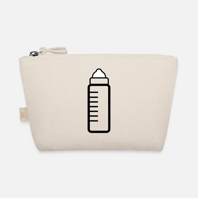 Babyflasche Flasche Fläschchen baby milch 1c - Bio-Täschchen - Natur