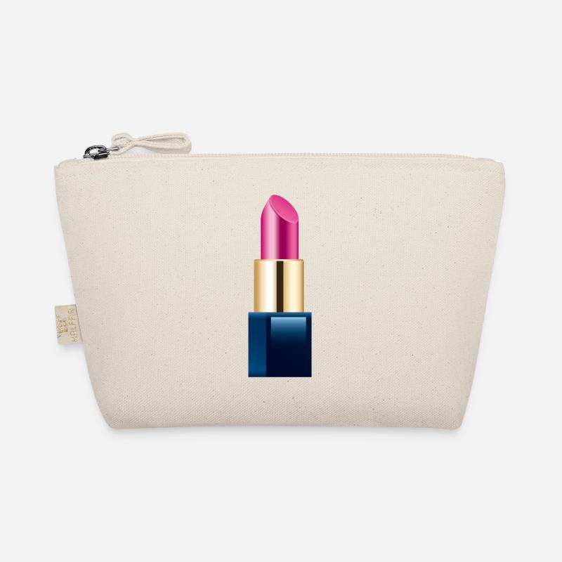 Smiley Lipstick Organic Pouch