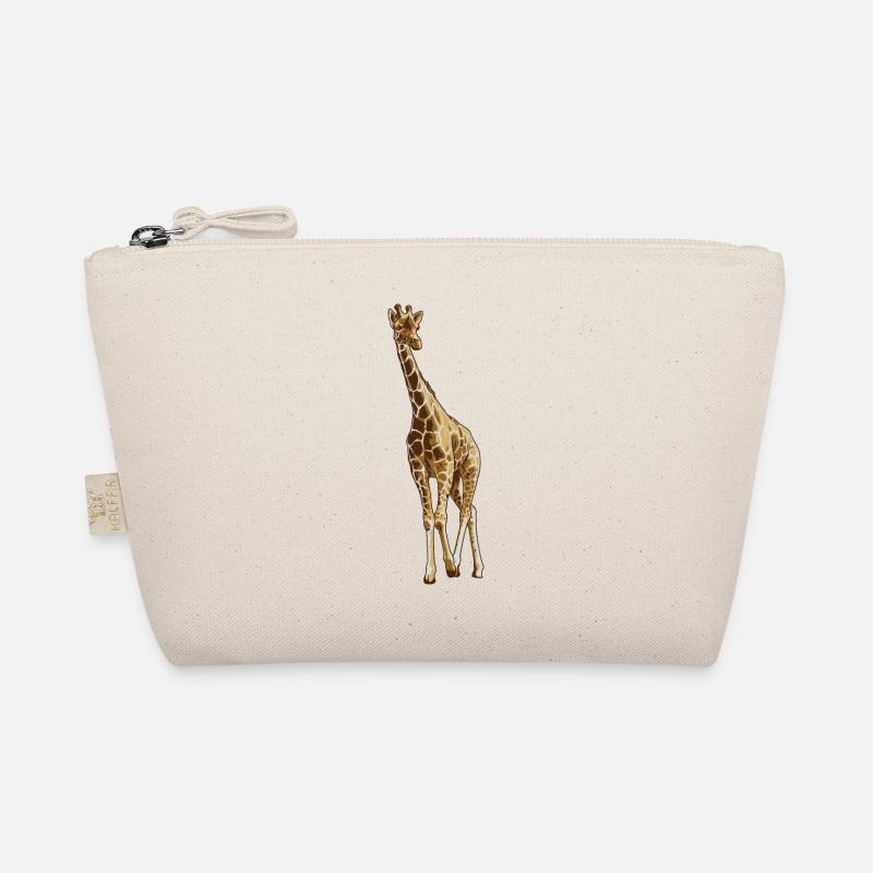 Giraffe - Bio-Täschchen - Natur