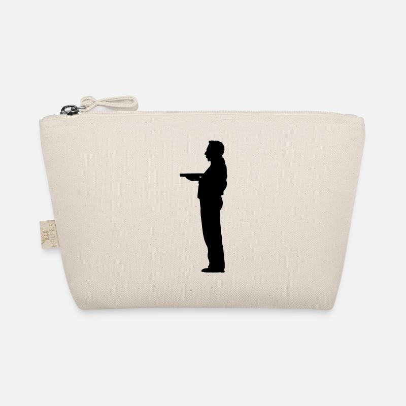 Figurine d’ombre de majordome serveur Trousse biologique