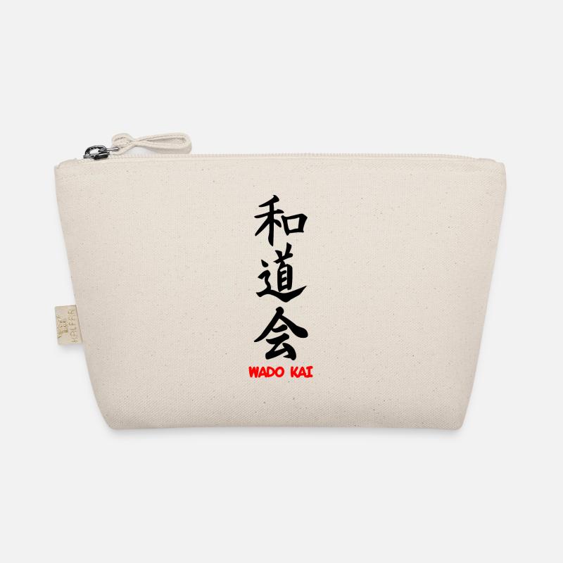 Wado kai black kanji with text Organic Pouch