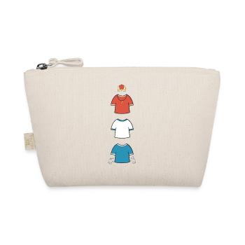 Minimalist Football Team Lineup Graphic - Organic Pouch - nature - Front