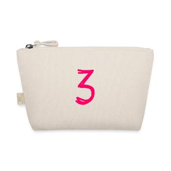 3 ANS. 3e ANNIVERSAIRE. ANNIVERSAIRE 3 ANS. TROIS - Trousse biologique - nature - Devant