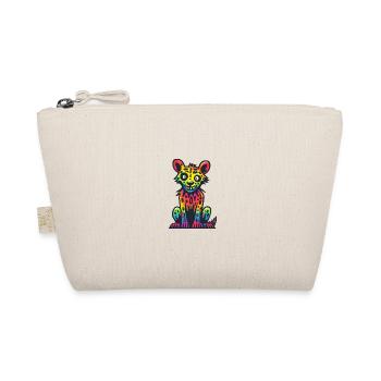 Hyena Halloween Animal - Organic Pouch - nature - Front