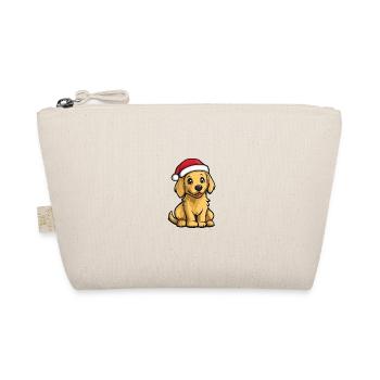 Golden Retriever Chien Noël Mignon Drôle - Trousse biologique - nature - Devant