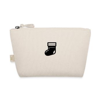 Christmas Sock Icon - Organic Pouch - nature - Front