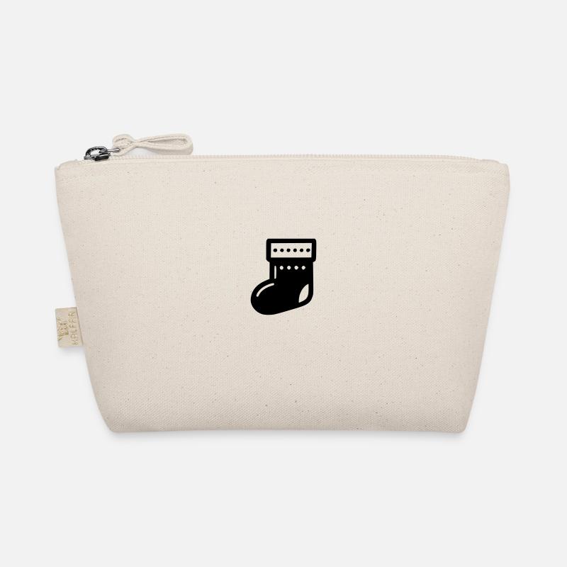 Icône de chaussette de Noël Trousse biologique
