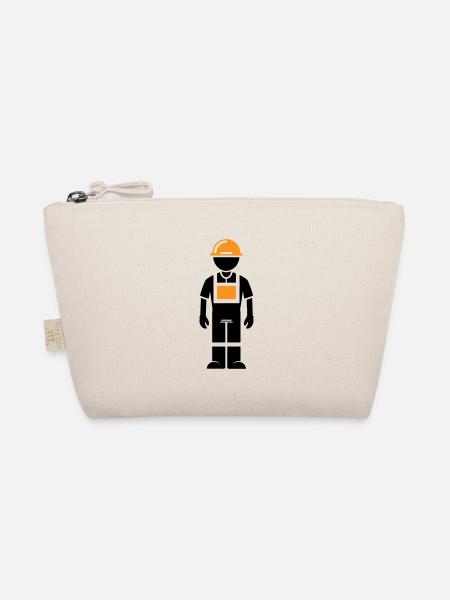 Construction worker - Organic Pouch - nature - Front