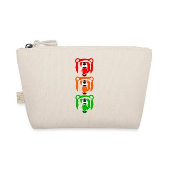 Berlin bear design art cadeau coloré feu de circulation - Trousse biologique - nature - Devant