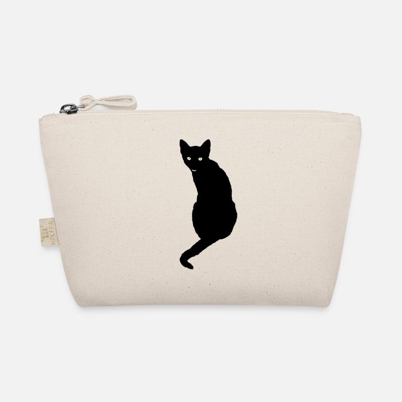 Katze Kätzchen Katzenshirt Geschenk Weihnachten - Bio-Täschchen - Natur