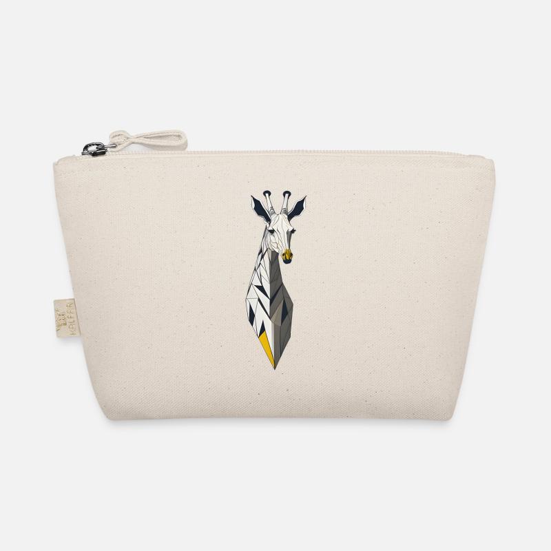 Minimalistic Giraffe Organic Pouch