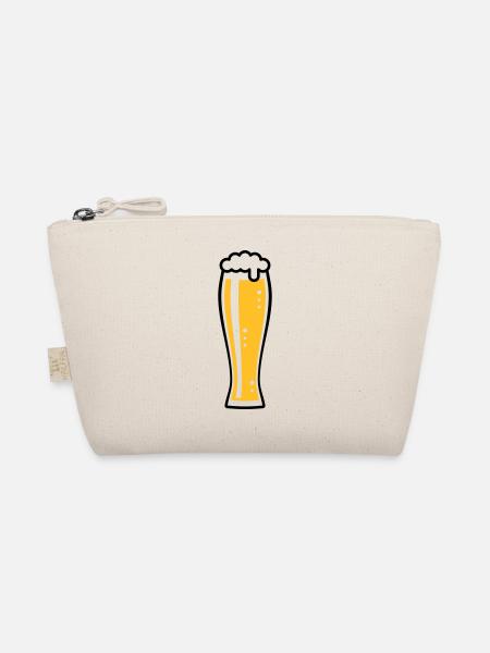Wheat Beer Glass (Weiss Beer / Beer Drinker / 2C) - Organic Pouch - nature - Front