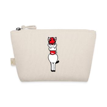 Horse Eating Apple Eating Hunger Fruit Delicious Healthy - Organic Pouch - nature - Front