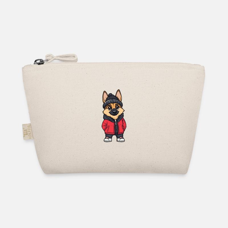 Schäferhund Hund Winter Bio-Täschchen