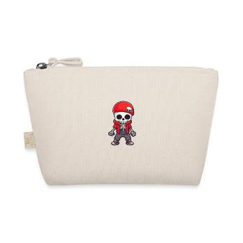 Zombie Halloween Skeleton - Organic Pouch - nature - Front