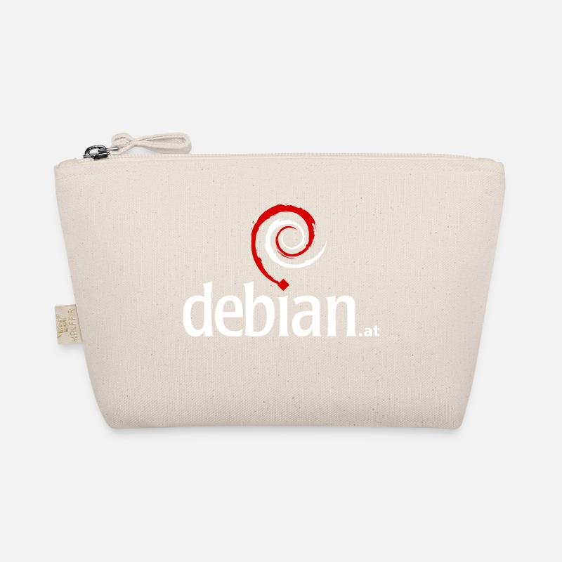 Austrian Debian Swirl - Bio-Täschchen - Natur