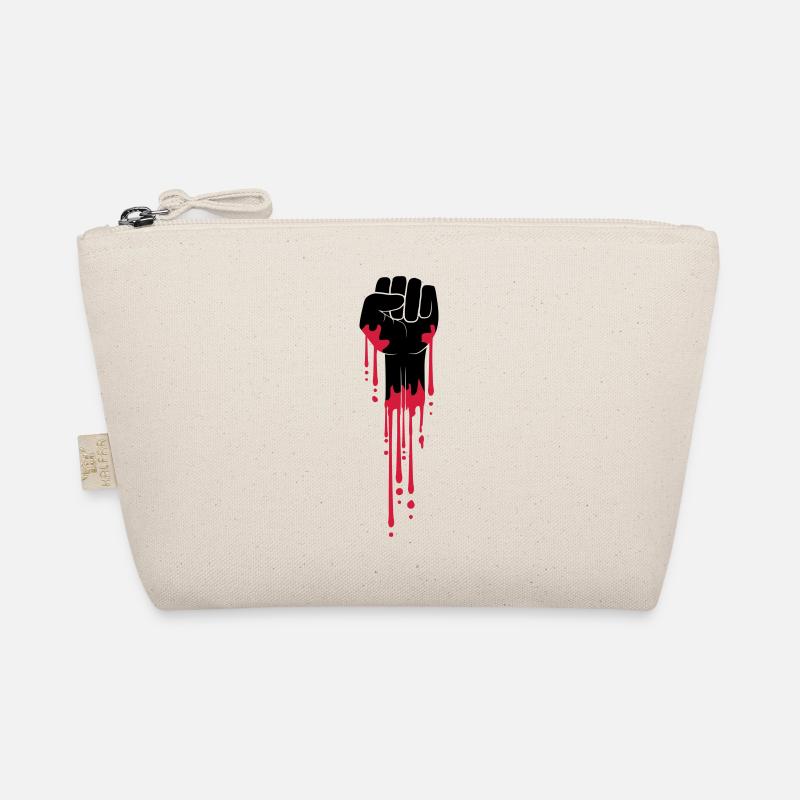 blut faust revolution tropfen stempel graffiti far Bio-Täschchen