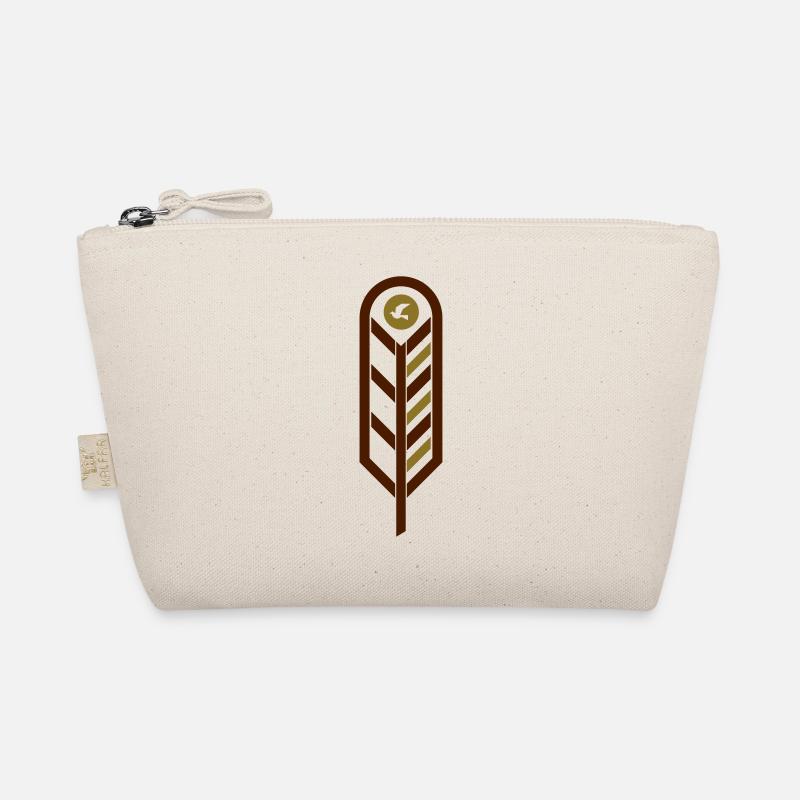Feather (abstract) Organic Pouch