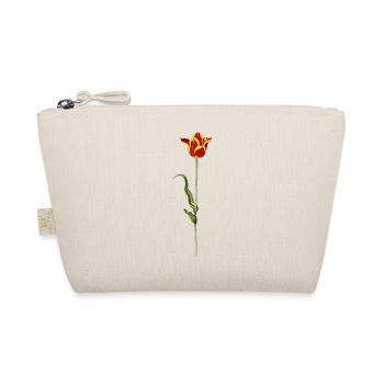 Evening tulip with warm colour gradient - Organic Pouch - nature - Front