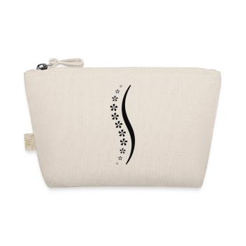 Flower spine grey - Organic Pouch - nature - Front