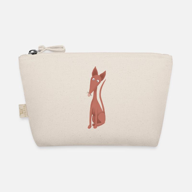 Podenco sitting Organic Pouch