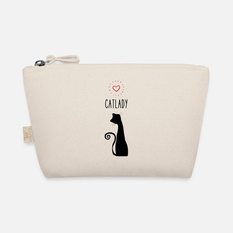 Catlady mit Herz Bio-Täschchen
