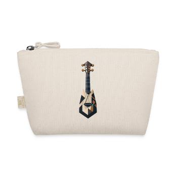 Abstract Ukulele - Organic Pouch - nature - Front