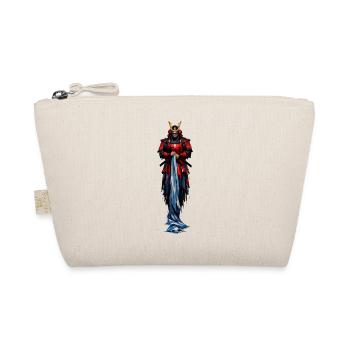 Roter Krieger Samurai Mantel - Bio-Täschchen - Natur - Vorne