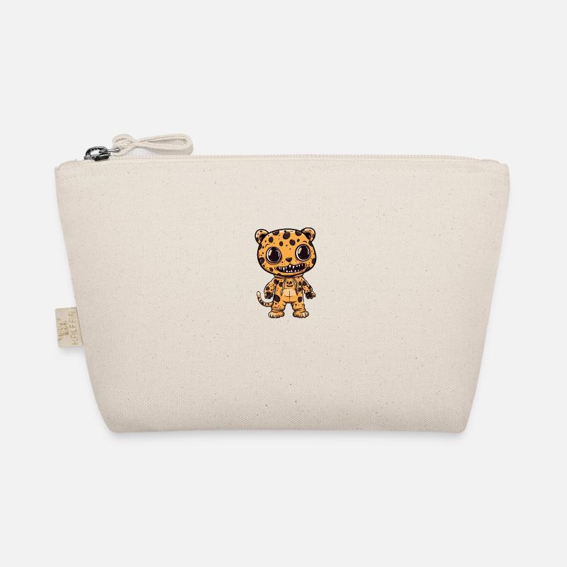 Leopard Halloween Funny Zombie Organic Pouch