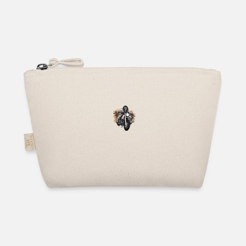 Motorcycle Gorilla Biker Organic Pouch
