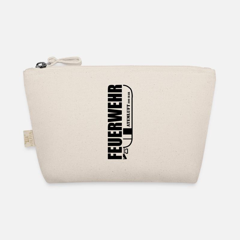 Feuerwehr Feuerwehrmann Geschenk - Bio-Täschchen - Natur