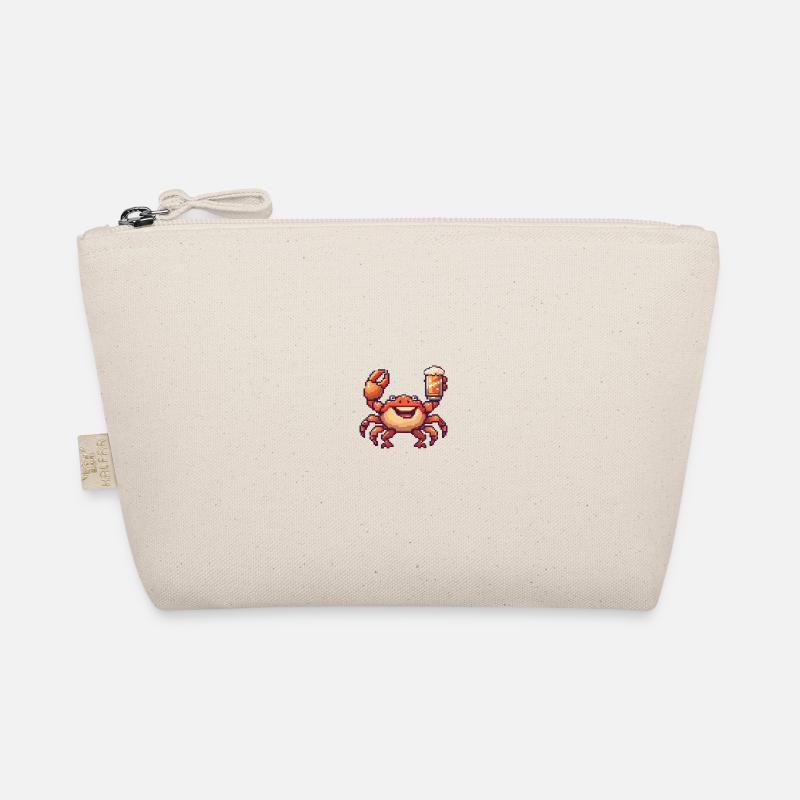Crab Crab Beer Pixel Organic Pouch