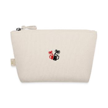 Beer Beach Palm Trees - Organic Pouch - nature - Front