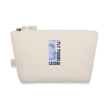 Fly Fishing Legend Fishing Angler Fisherman - Organic Pouch - nature - Front