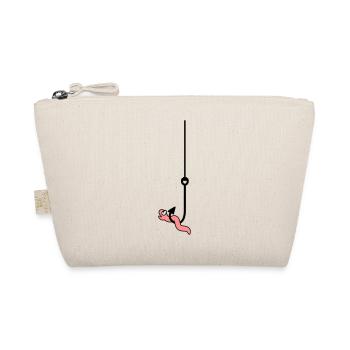 Worm On The Hook - Bio-Täschchen - Natur - Vorne