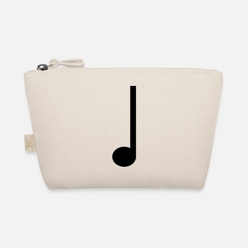 Quarter note music - Organic Pouch - nature
