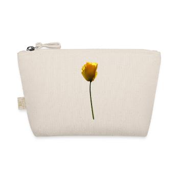 gelbe Mohnblume Mohn - Bio-Täschchen - Natur - Vorne