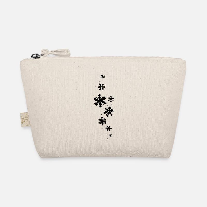 Eiskristalle Glitzer Bio-Täschchen