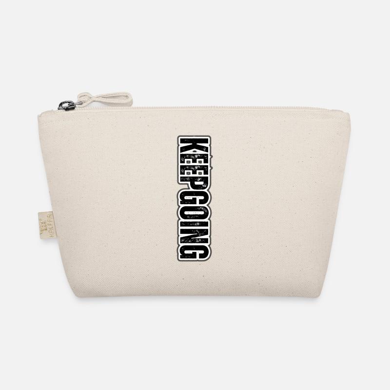 KEEP GOING – Motivational Vertical Pattern Organic Pouch