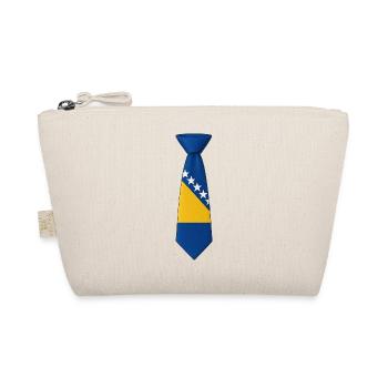 Bosnia Tie – Flag Design - Organic Pouch - nature - Front