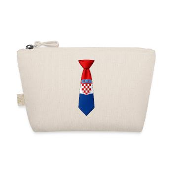 Croatia Tie – Flag Design - Organic Pouch - nature - Front