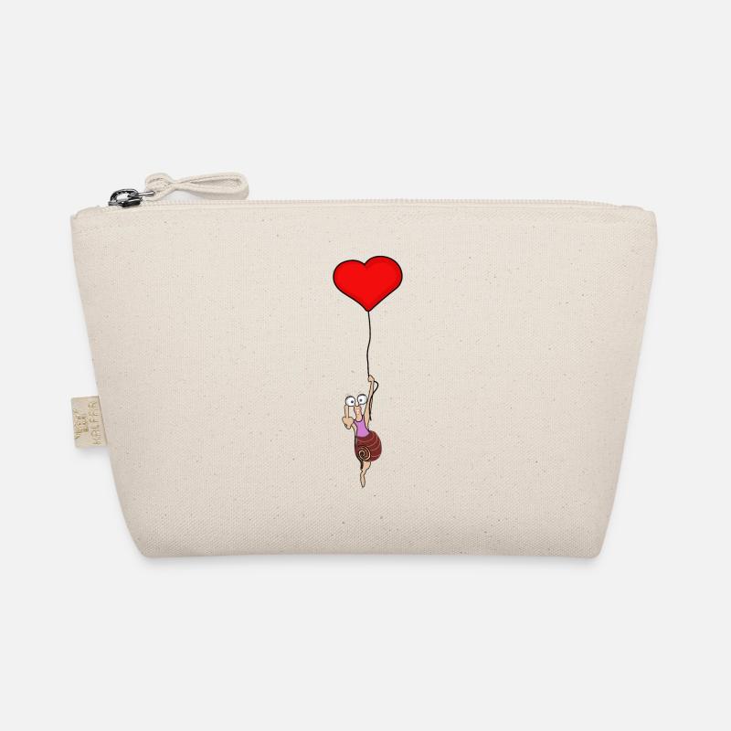 Snail shows middle finger Organic Pouch