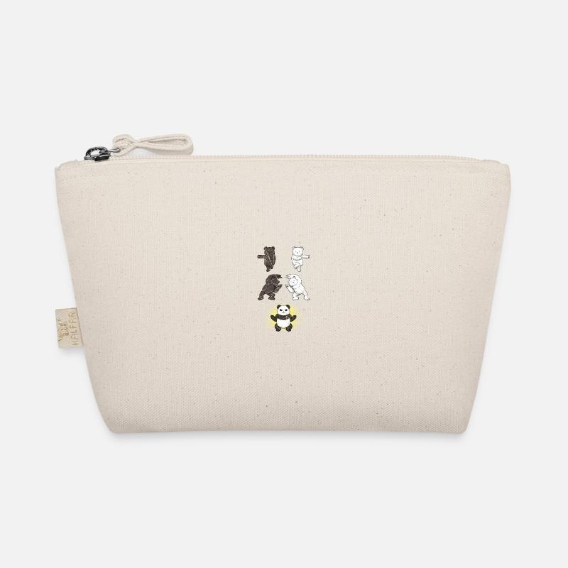 Panda Brown Bear Bear Strong Power Fusion I Gift Organic Pouch