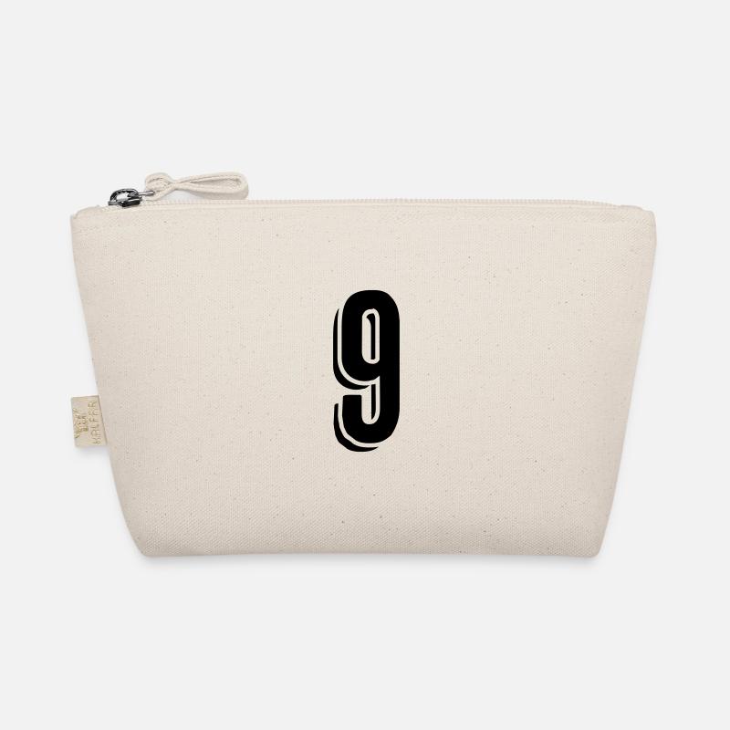 Jersey number nine - number - 9 Organic Pouch