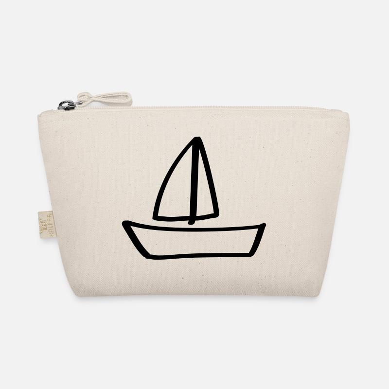 schiff segelboot schiffchen boot kapitän Bio-Täschchen